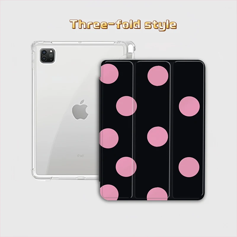 

"BLACK pink" TABLET CASE FOR iPad pro 10/11-Inch 2020/6th/7th /8th /Air 3rd/Air 4th/9th gen/Air 5th Gen 2022/Air11