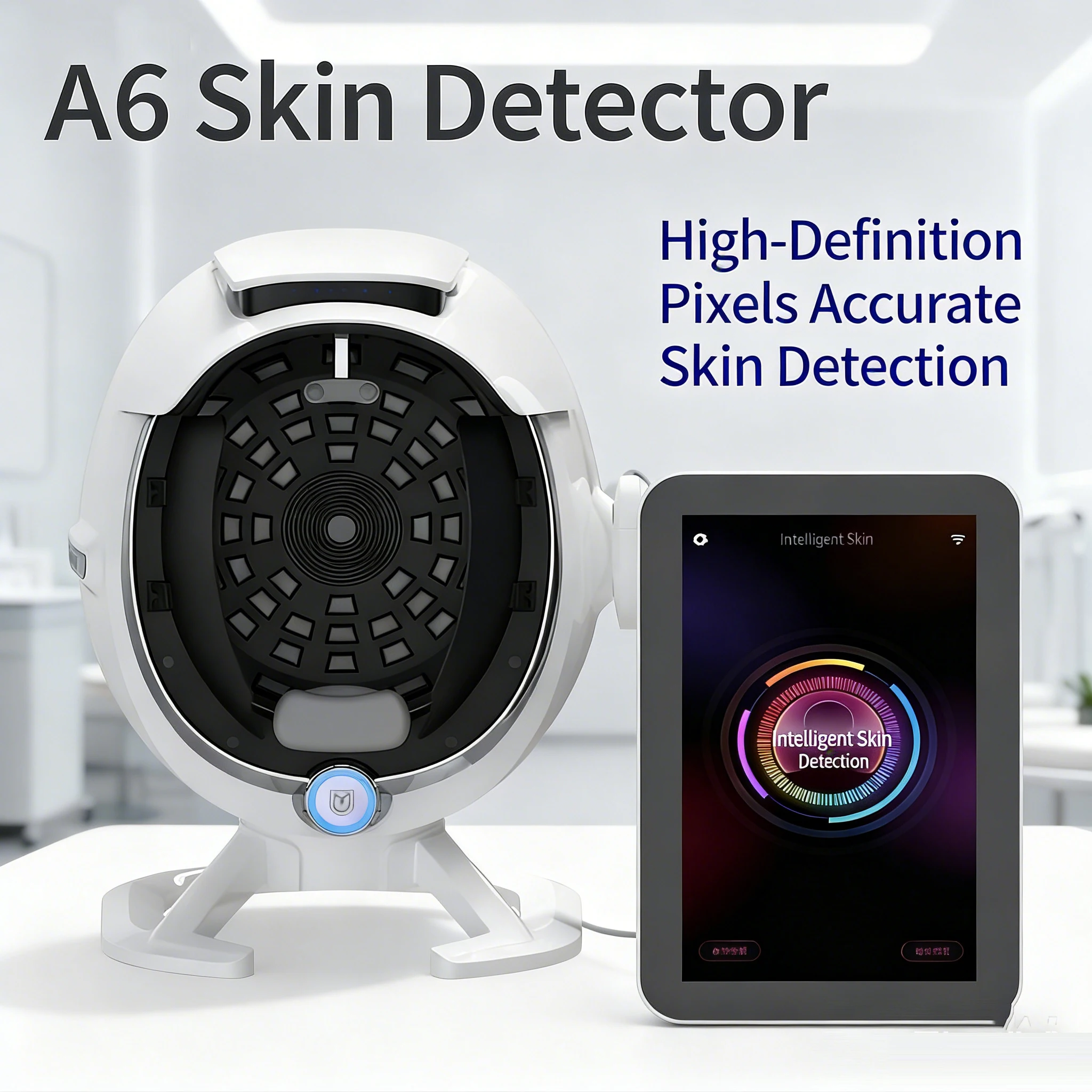 

Волшебная кожа A6, английская версия, тестер кожи восьми спектра, волшебное зеркало для лица, детектор кожи