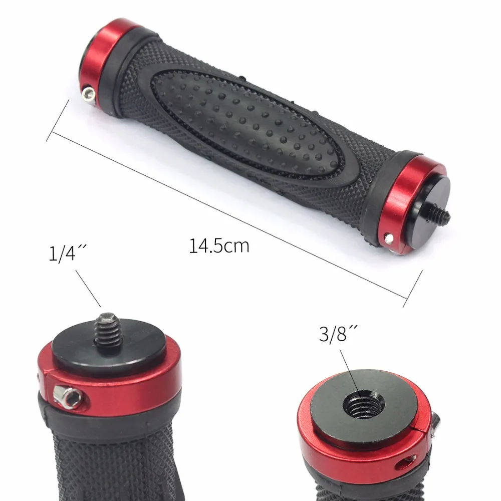مثبت يدوي محمول عالمي للكاميرا DSLR ترايبود Monopod قبضة مثبت حامل مع 1/4 "برغي 3/8" ثقب المسمار