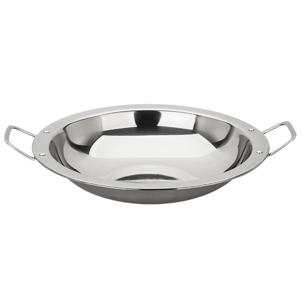 

Stainless Steel Hot Stainless Steel Pan Cookware Induction Gas Square Seafood Seafood Pot Canteen Kitchen Camping Fry
