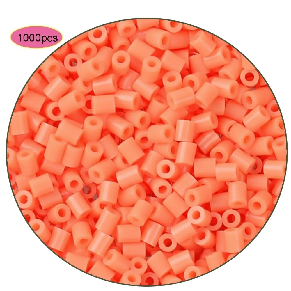 1000pcs Creative 2.6mm Mini Perler Hama Beads Handmade Craft Premium Small Bean 3D Puzzle Beads Miniature Fused Beads