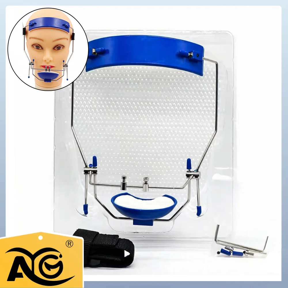 

AG Dental Mask Orthodontic Adjustable High Pull Headgear Face Mask Double Pole Odontologia Tools Dentistry Device
