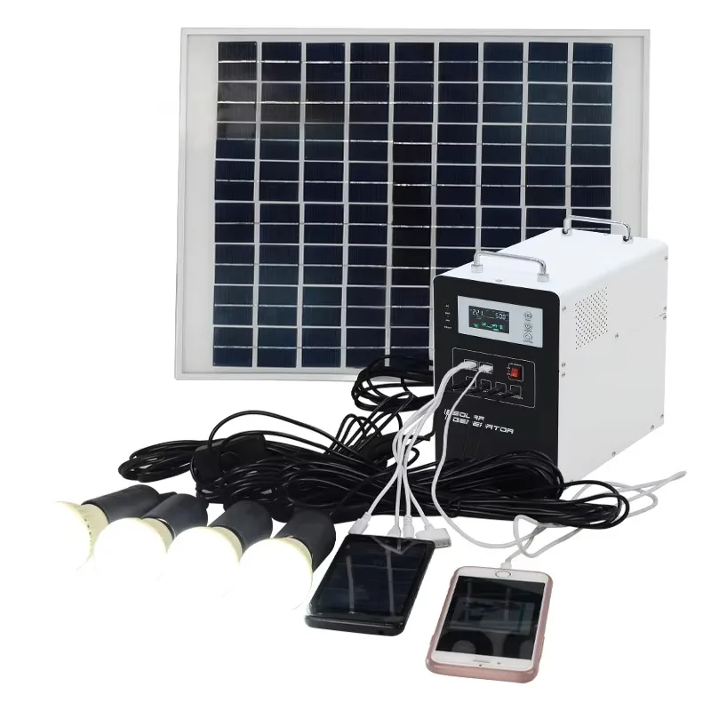

300W Mini Off Grid Solar Power System, Multi Voltage Output, Compact Portable Powerbank for Outdoor Camping Field Use