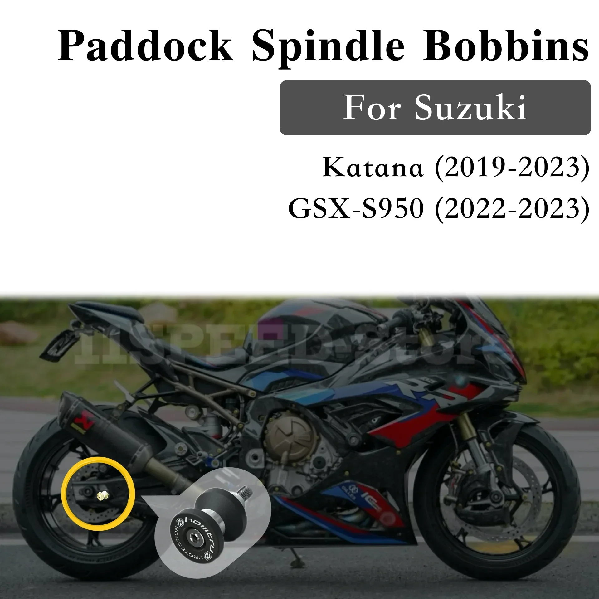 Bobinas de soporte de paddock para Suzuki Katana Suzuki GSX-S950 2019-2023 2022 2021 2020, accesorios de motocicleta para protección