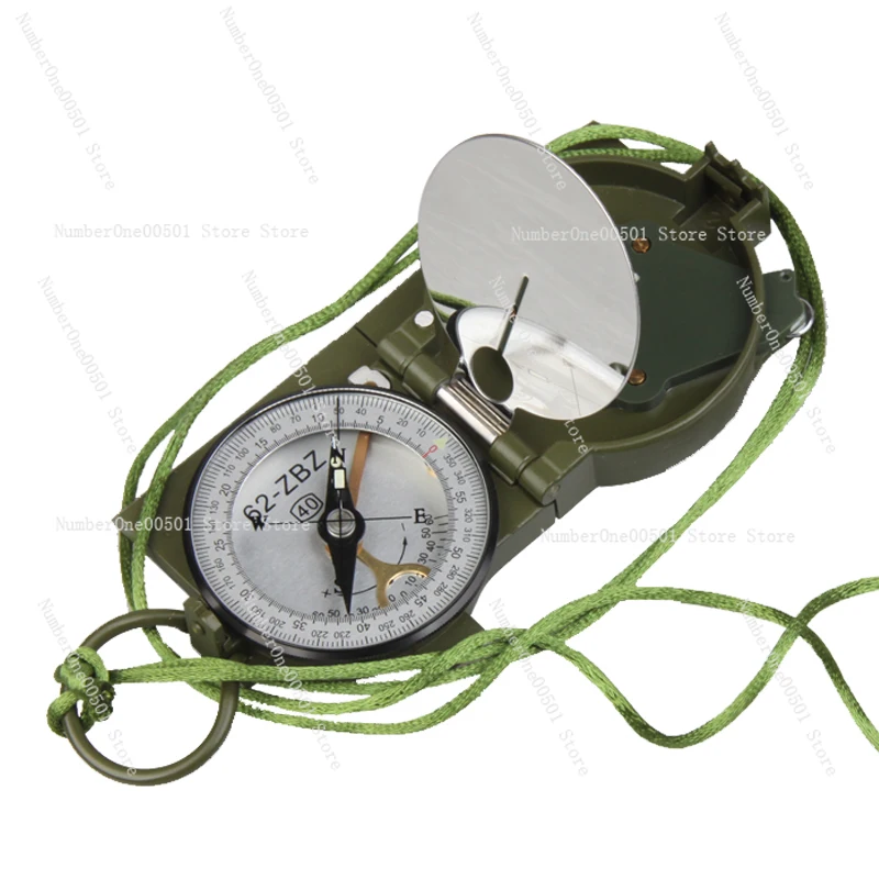 Type 62 Compass 62-ZBZ High Precision Copper Core Multifunctional Metal Luminous 65 Compass with Leather Box