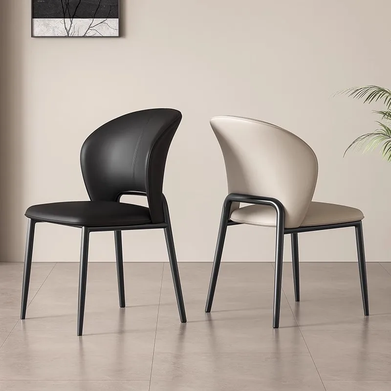 

Italian Style Advanced Dining Chairs Restaurant Restaurant Modern Leisure Dining Chairs Nordic Party Furniture Cadeiras Lscy