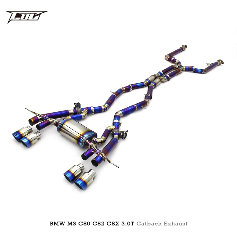 Catback Exhaust For  M3/M4 G80/G82/G8X 3.0T 2019- High Performance Exhaust Pipe Titanium alloy Automobile Exhaust System