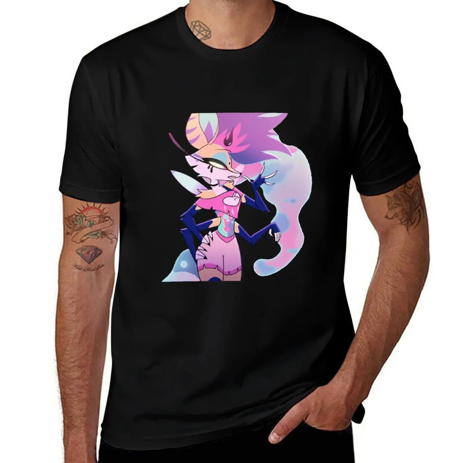 

Beelzebub - Queen Bee T-Shirt All Match Basic Short Sleeve Top