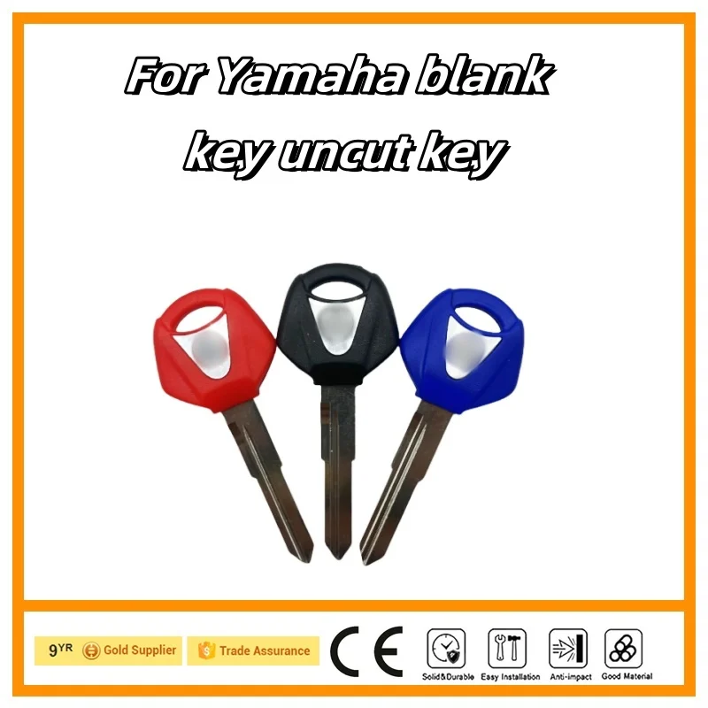 For YAMAHA R25 R3 Xmax X-MAX X MAX R 125 200 250 MT01 SR400 FZ6R FZ6N MT03 R15 Blank Key Motorcycle Replace Uncut Keys can chip