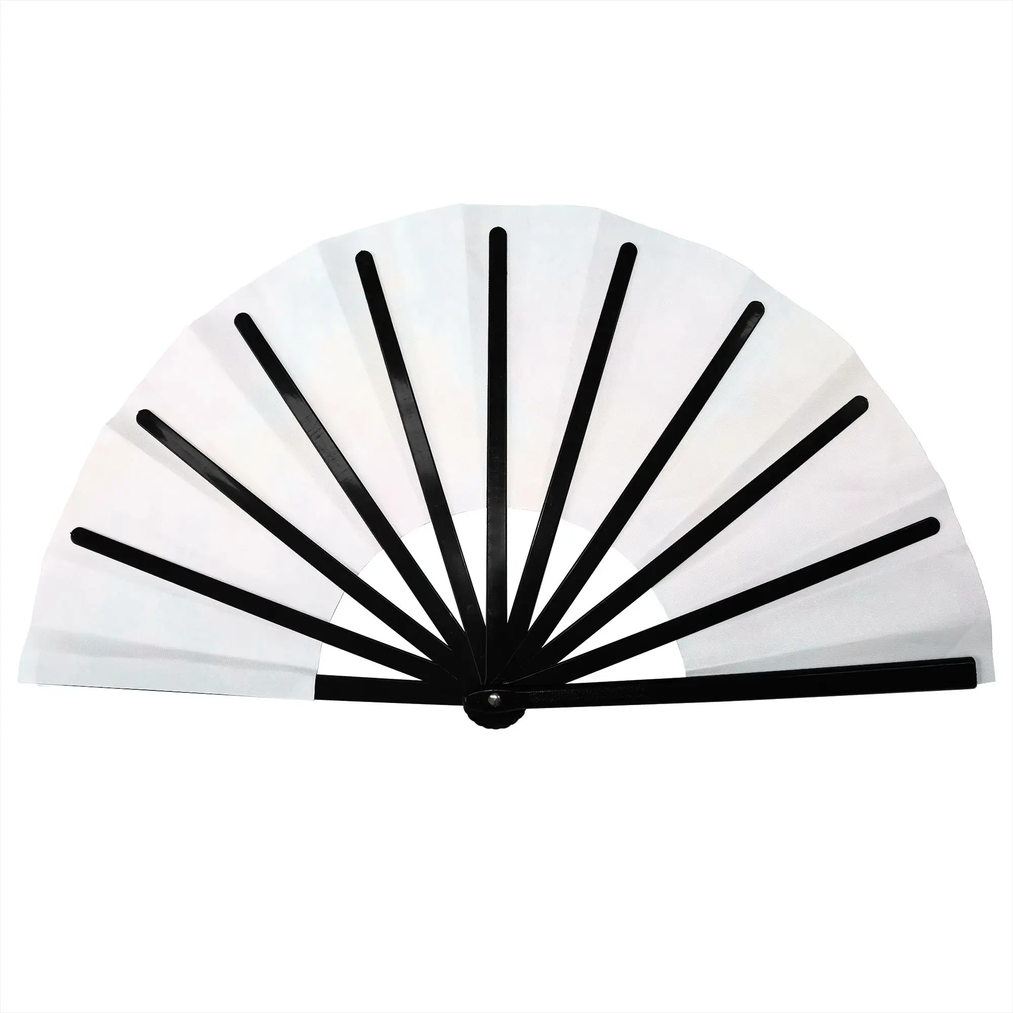 Tie Dye Folding Hand Fan Personalized  Polyester Fabric Fan Fashion Summer Accessory Decorative Fans