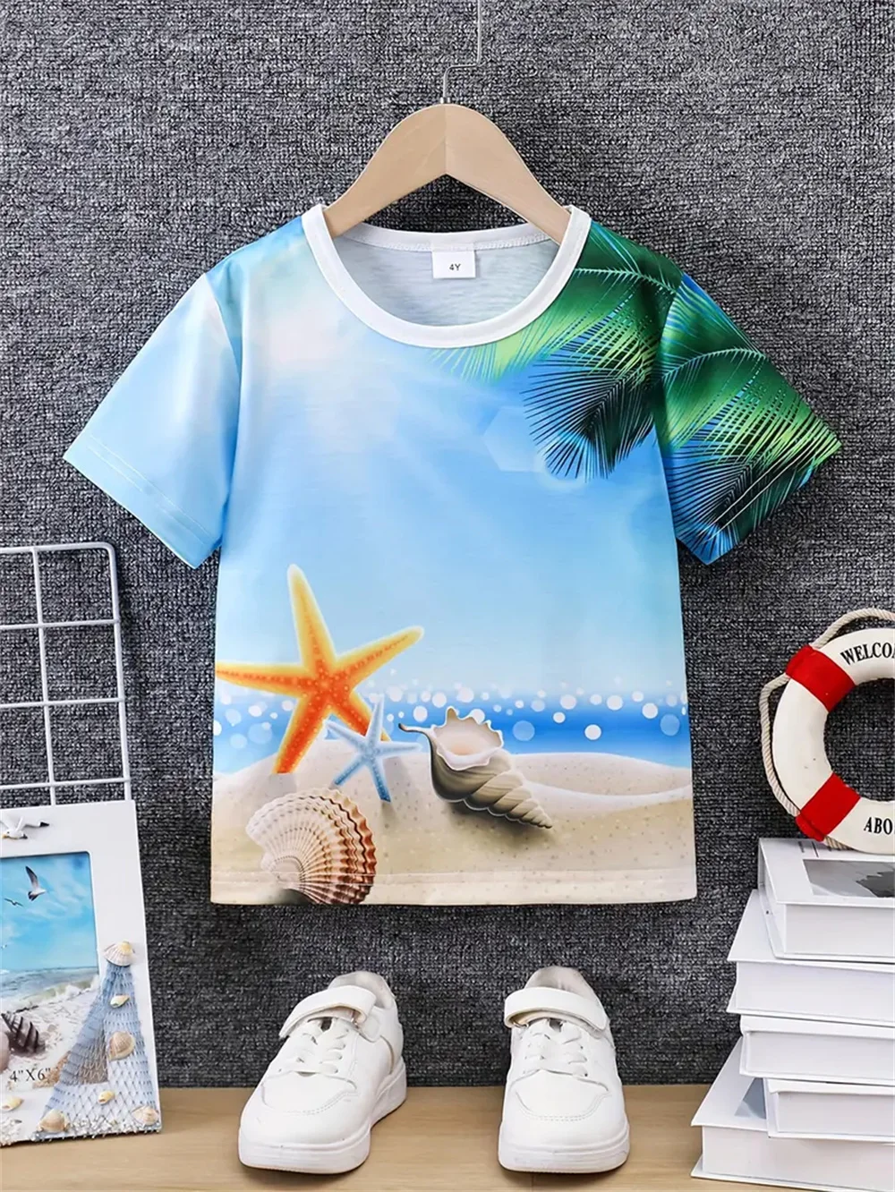 

Boy Clothes Short Sleeve Tees Boys Clothes 3d Print Children's Clothing Fashion Graphic T Shirts Casual Baby T-Shirts