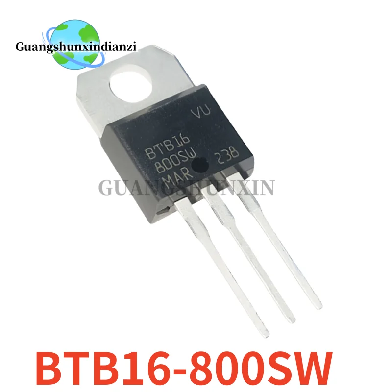 5pcs Brand New BTB24-600BW BTB12-600BW BTB16-800SW BTB16-600SW BTB10-800BW TO-220 MOS Field effect transistor In Stock
