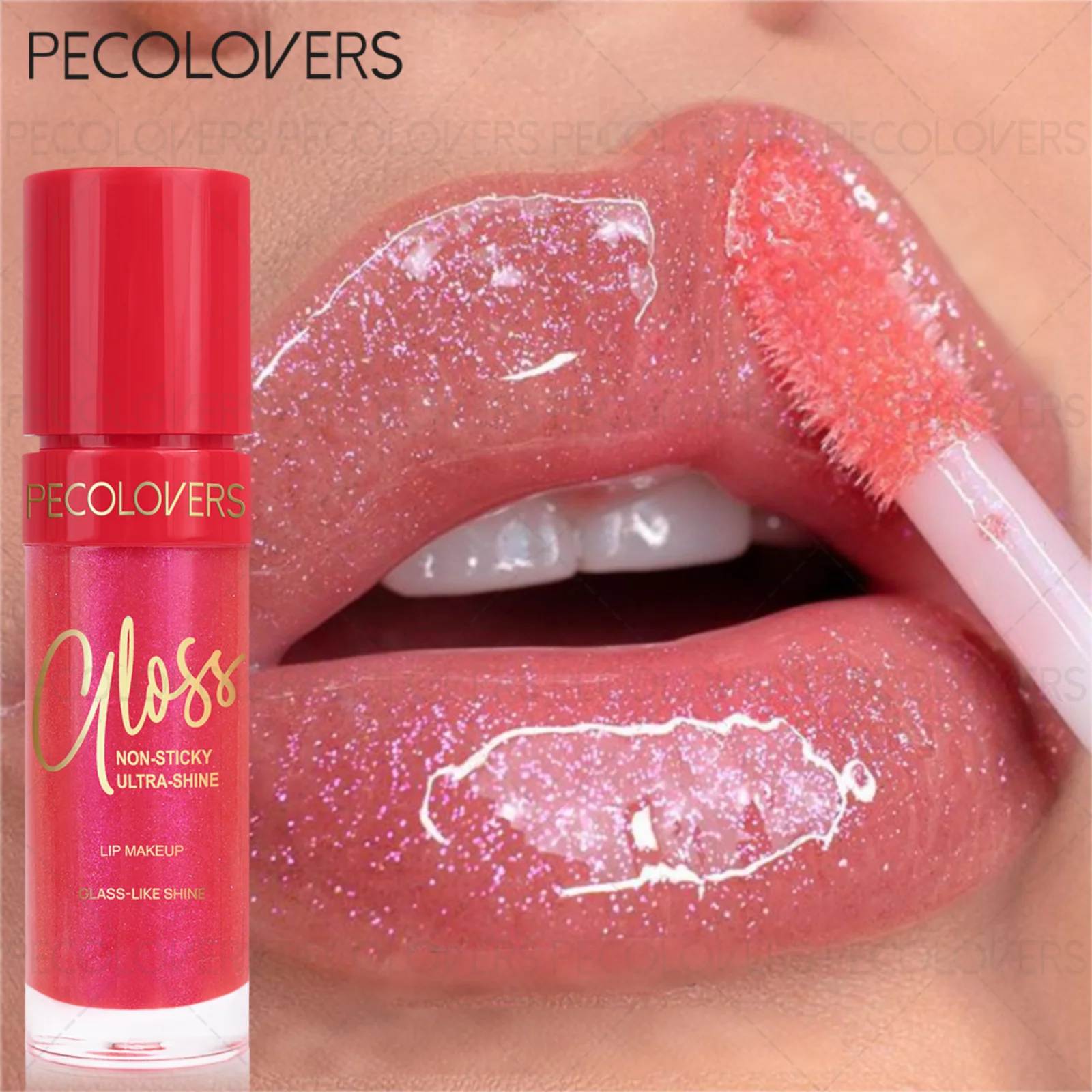 

1PC Long-lasting Waterproof Lip Oil, Glossy Finish, Easy To Apply, Multiple Shades, High Pigment, Mild Texture, Moisturizing