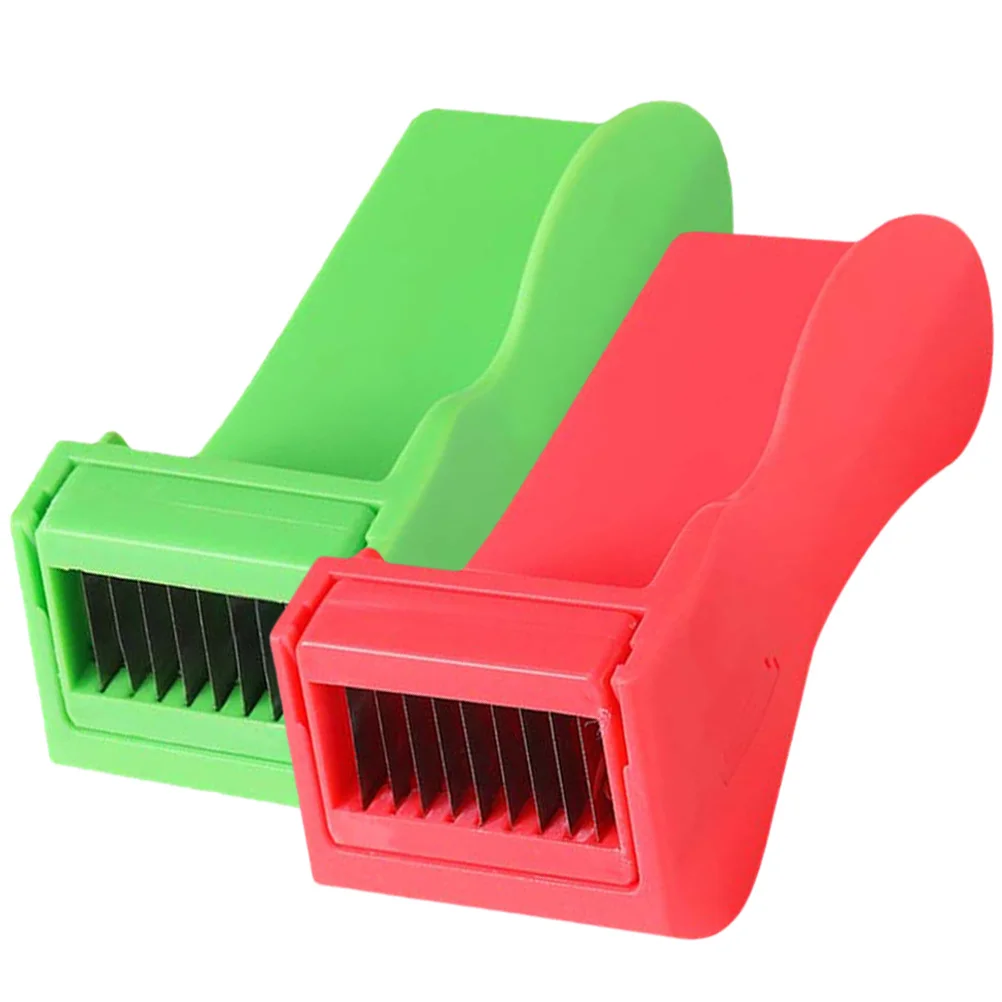 

2pcs Vegetable Shredder Kitchen Gadget Safe Slicing Grating Smooth Edge Easy Clean Lightweight Portable Cutter
