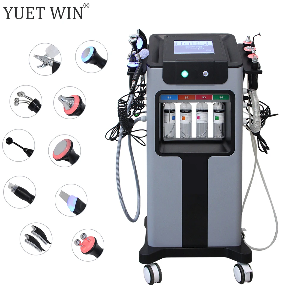 

10 in 1 Hydro Dermabrasion Machine Deep Facial Cleaning Eye Lifting Water Oxygen Spray Skin Care Bubble SPA Beauty Device