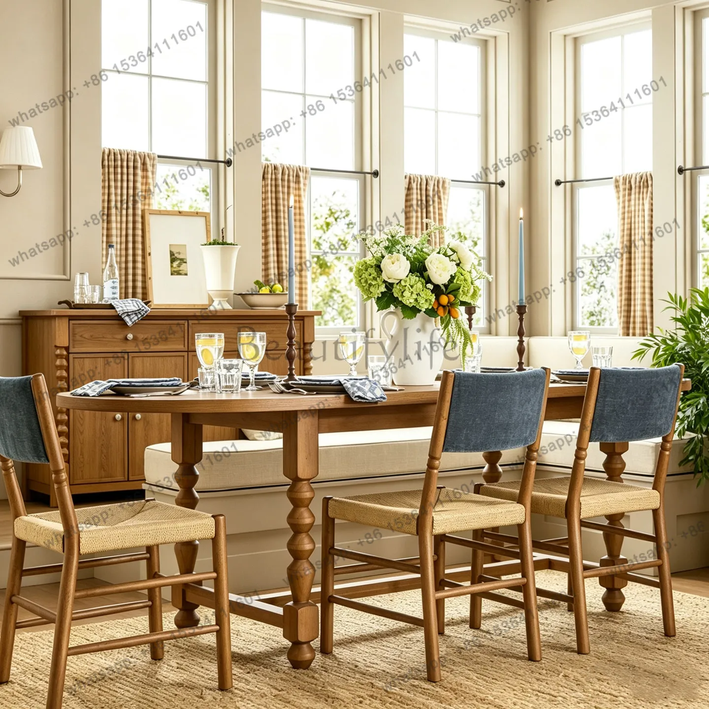 LD Französischer Retro-Esszimm – Lighting Table Decor Bewertung und Preis