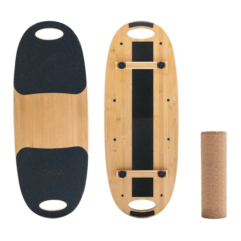 Adult Balance Board Core Trainer for Ski Surf Yoga Beginners Indoor Home Gym Wobble Exercise Board