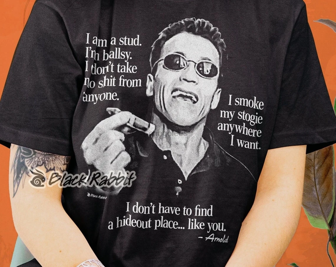 Arnold Schwarzenegger I Am A Stud Stogie Speech Video Unisex Classic T-Shirt