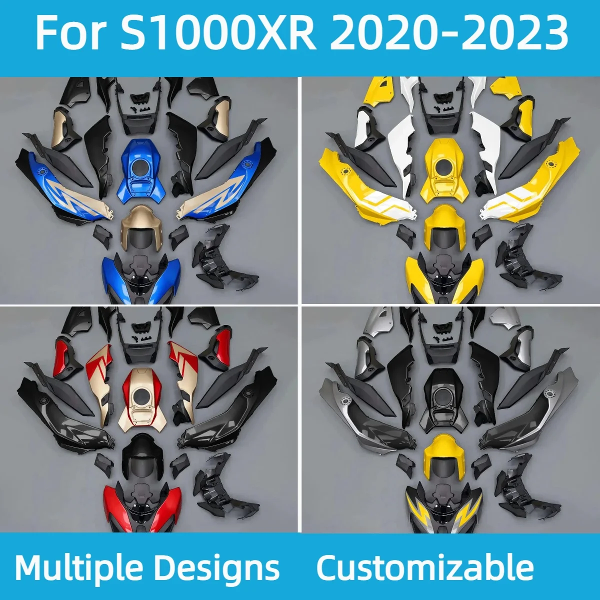 

For BMW S1000XR 2020-2023 Fairings Motorcycle S 1000XR 20-23 Injection Aftermarket Bodywork Full Fairing Kit