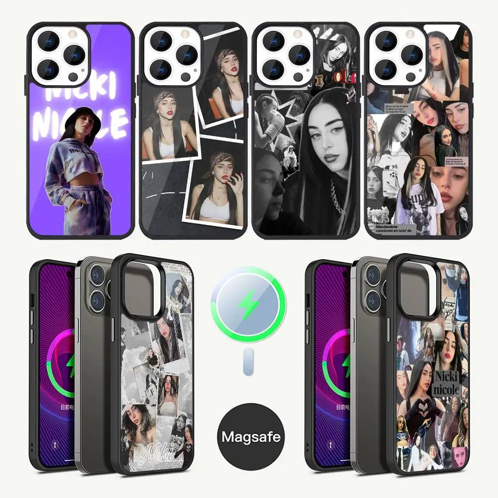 

Singer N-Nicki Nicole Phone Case For iPhone 17,16,15,14,13,12,11,Plus,Pro,Max Mini Magsafe Magnetic Wireless Charging