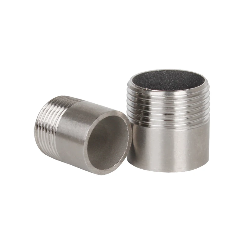 1/4 3/8 1/2 3/4 1 to 2 BSPT Male x Butt Weld Nipple 304 Stainless Steel Pipe Fitting Water Gas Oil