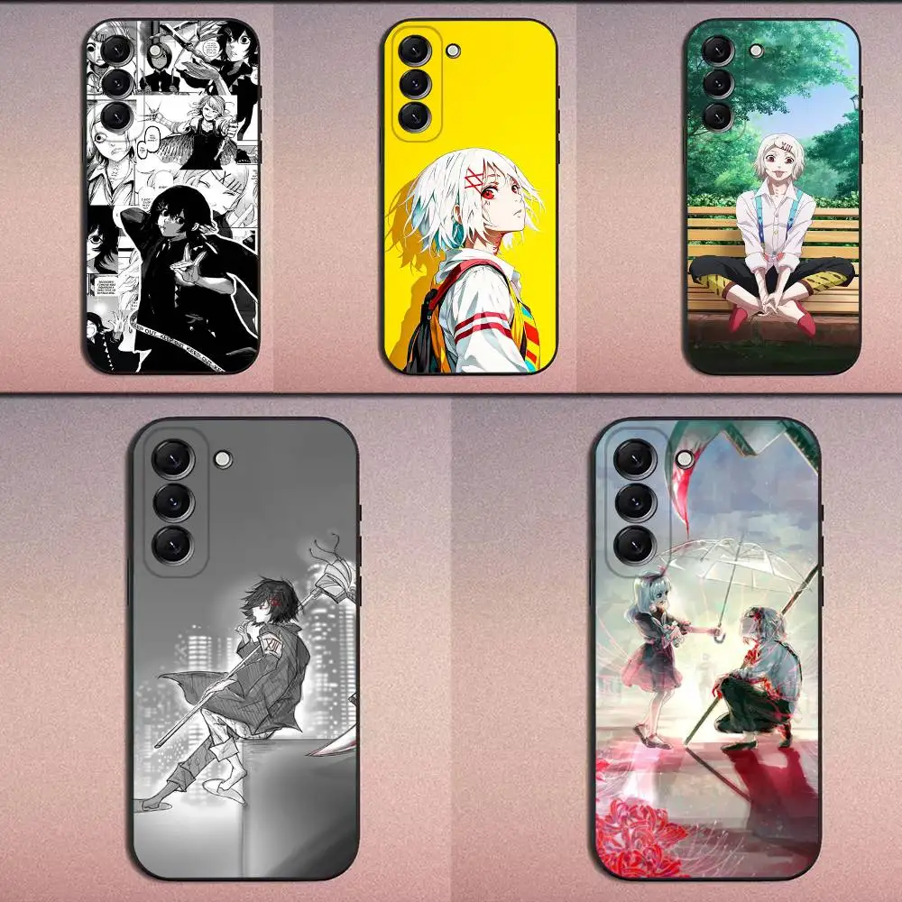 

Juuzou Suzuya Phone Case For Samsung Galaxy A20,A21s,A22,A31,A32,A52,A53,A72,73,A80 Soft Black Cover