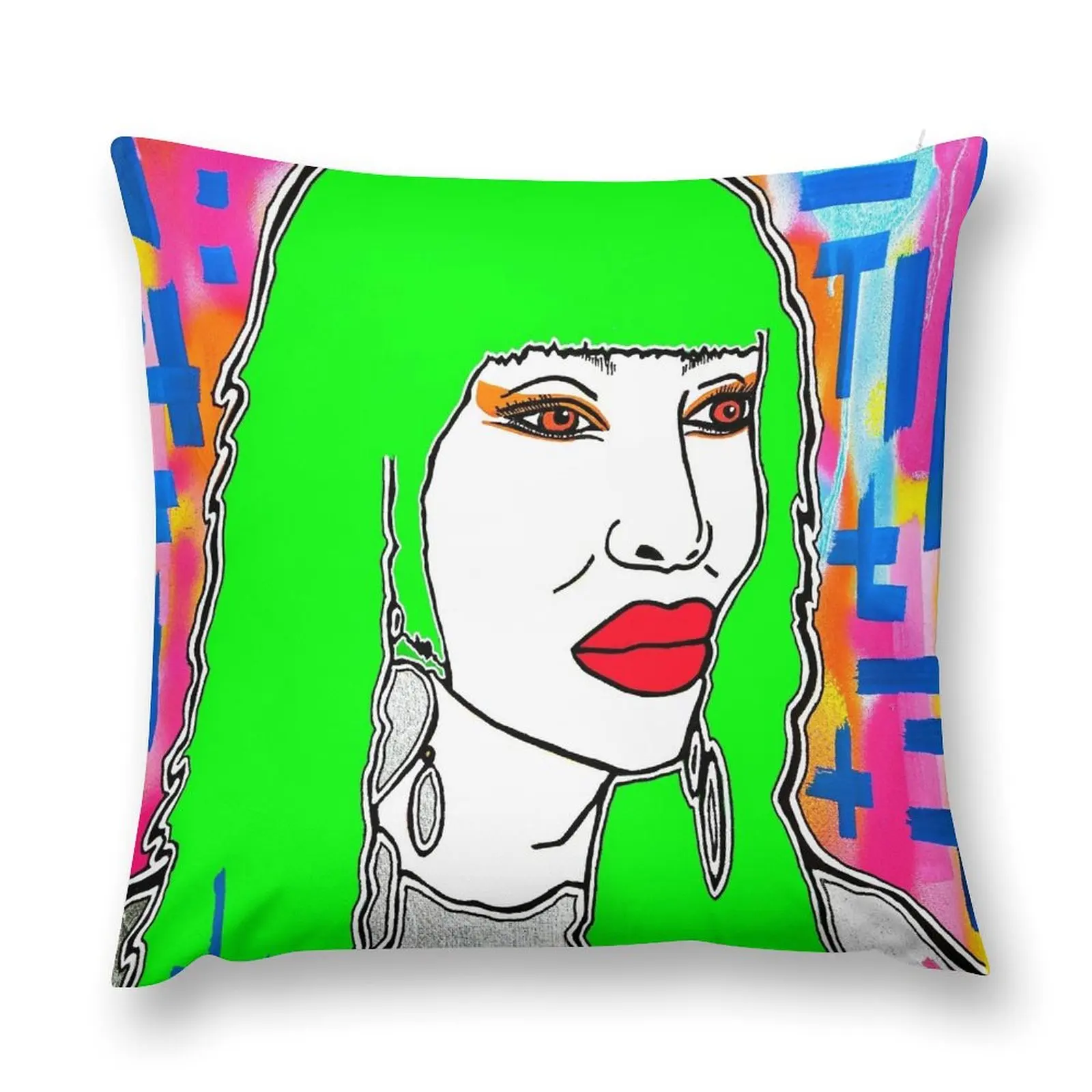 Pete Burns Throw Pillow Couch Cushions luxury home accessories pillow