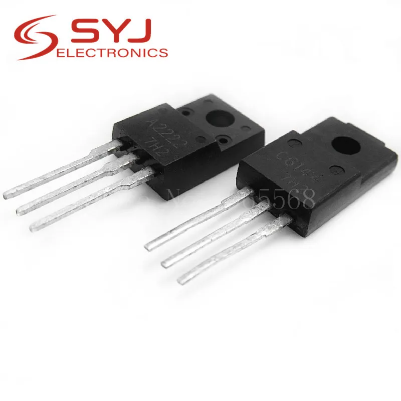 10pcs/lot 2SA2222 2SC6144 TO220F 5pcs A2222 + 5pcs C6144 TO220 In Stock