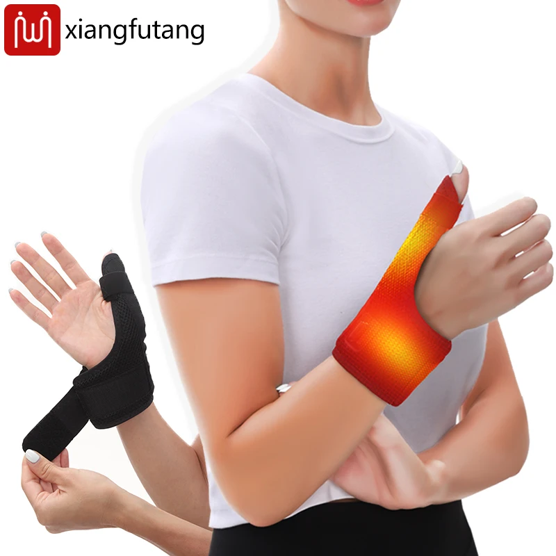 

Electric Heated Wrist Joints Brace Heating Pad 3 Level Temperature Wrist Warmer Support Wristbands Injury Rheumatism Tendonitis