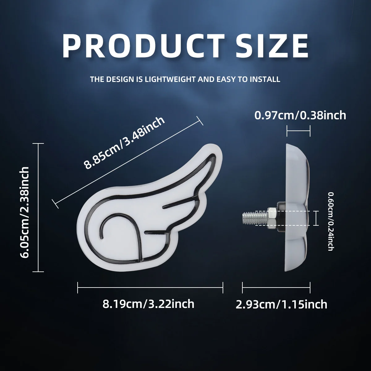 2pcs LED Motorcycle Warning Light Rear Light Flash Safety Light Motor Warning Light Daytime Running Lights 12V Motor Accessories