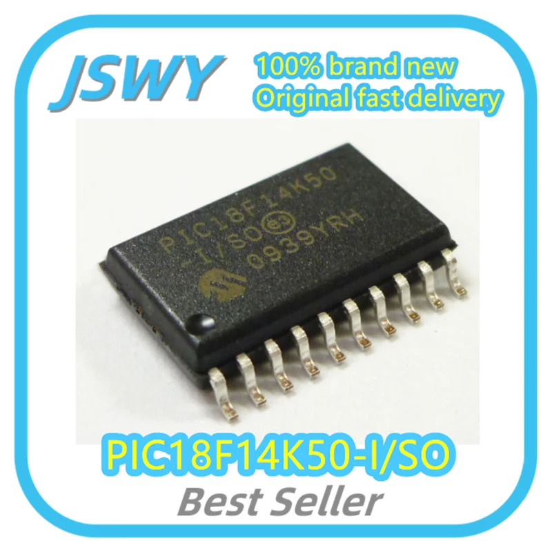 (1/10pcs) PIC18F14K50-I/SO PIC18F14K50 SOIC-20 8-bit Microcontroller New and Original Electronics