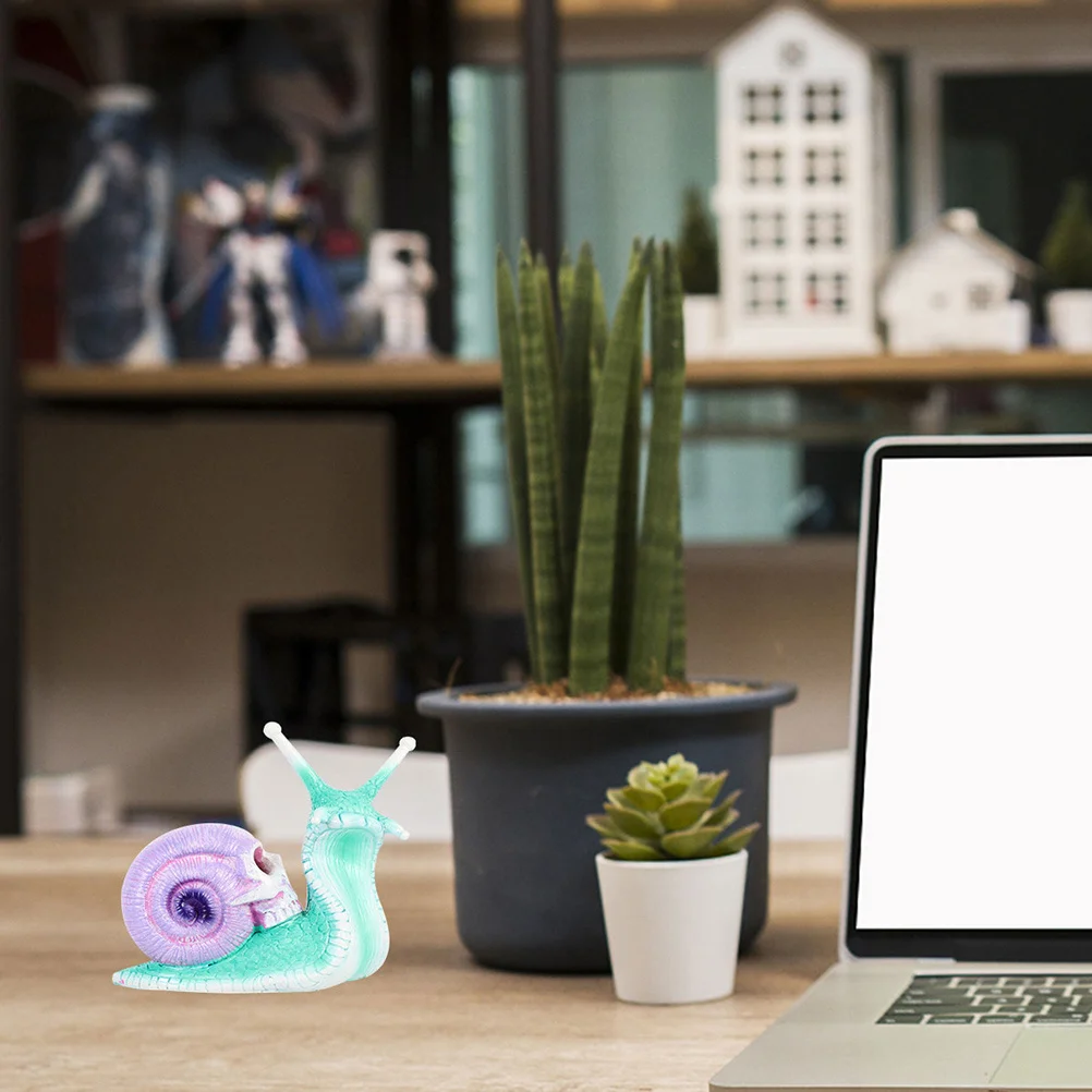 2Pcs Snail Statue D… - image