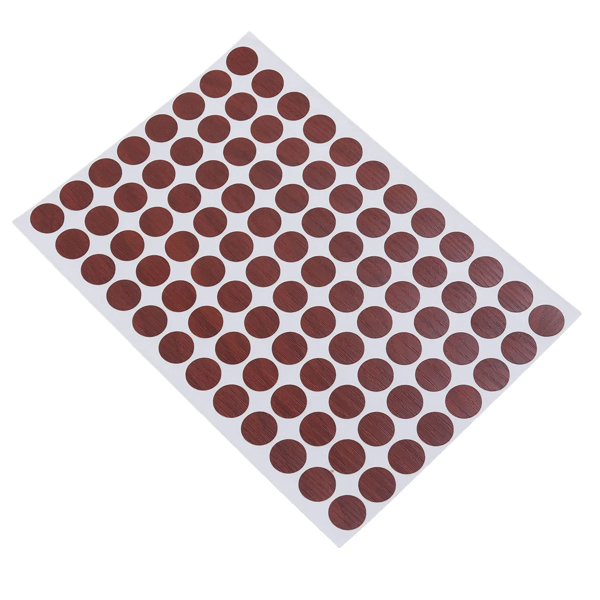

96Pcs Non-Slip Screw Hole Covers Waterproof Decorative Screw Hole Caps 15mm Easy Peel Stickers for Wood Surface Repair and