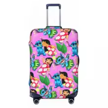 Cartoon Stitch disney Travel Luggage Cover Durable Suitcase Protector Washable Baggage Covers Fits