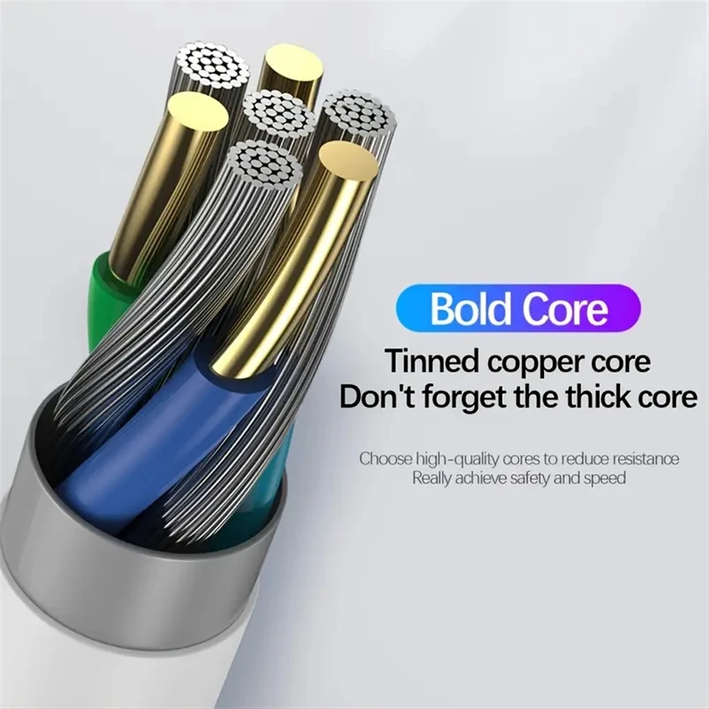 2M 6.6FT PD 20W Fast Charging Cable For iPhone 14 13 12 11 Pro Max Mini XS XR X MAX iPad 9 USB C Date Cable Charger Accessories image 6