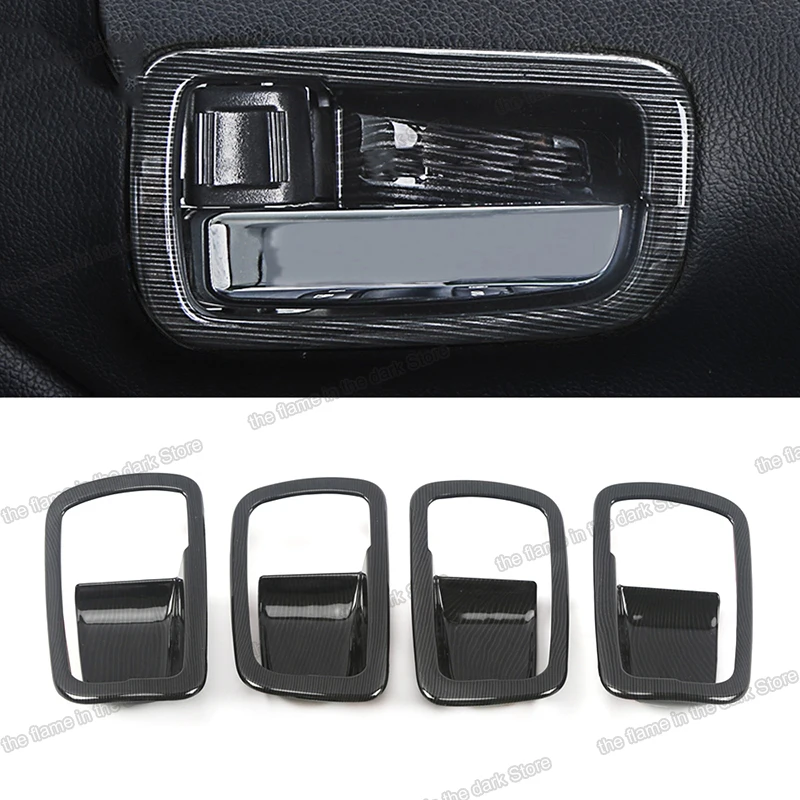 Car Interior Door Door Handle Bowl Cover Moldings for Mitsubishi Outlander 2013 2014 2015 2016 2017 2018 2019 2020 2021 trims