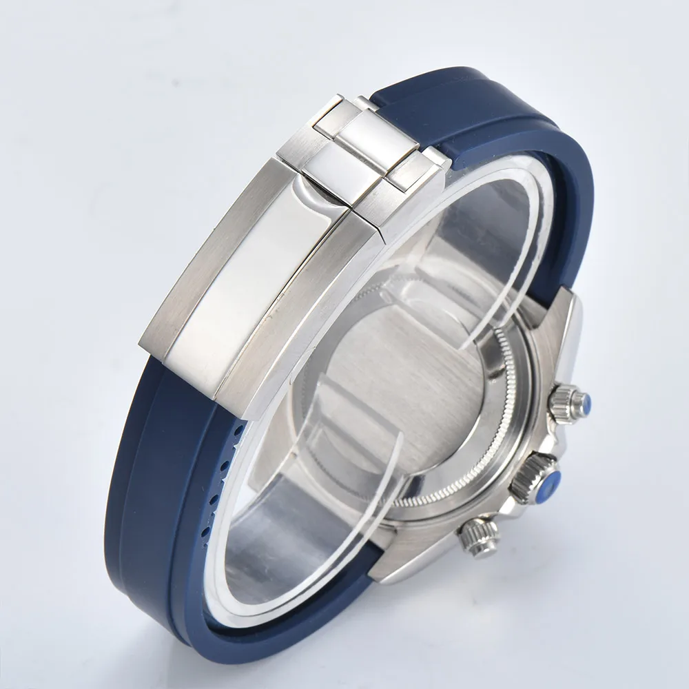 Orologi di lusso VK63 Vetro zaffiro Acciaio inossidabile 316L impermeabile per orologi personalizzati da uomo VK63 con movimento sportivo VK63