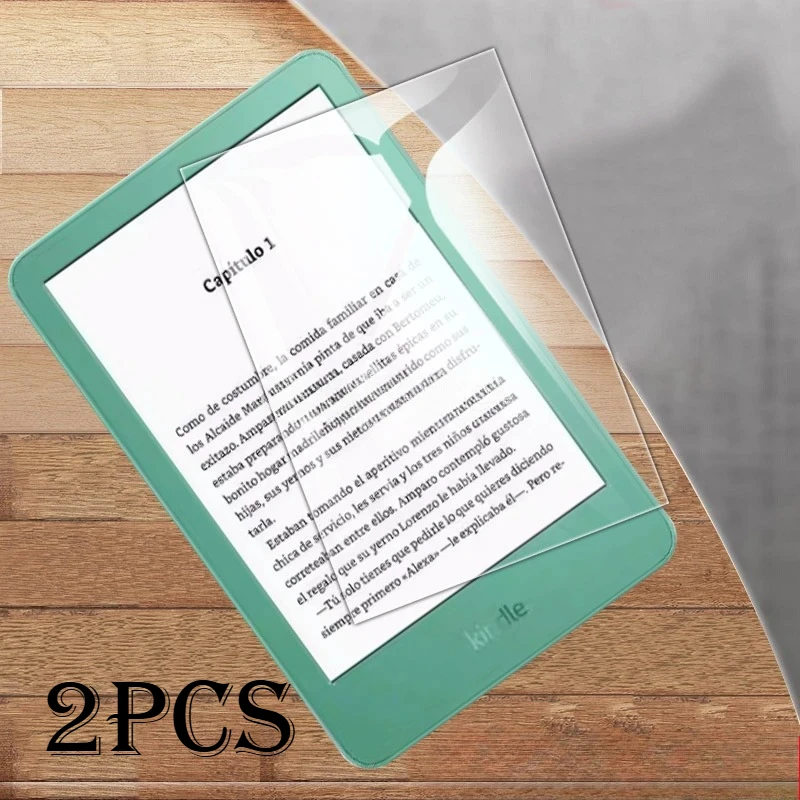 

2pcs 9H Tempered Glass for Amazon Kindle 2024 6" Screen Protector for Amazon Kindle Ultra HD Clear Film Full Cover Scratch Proof