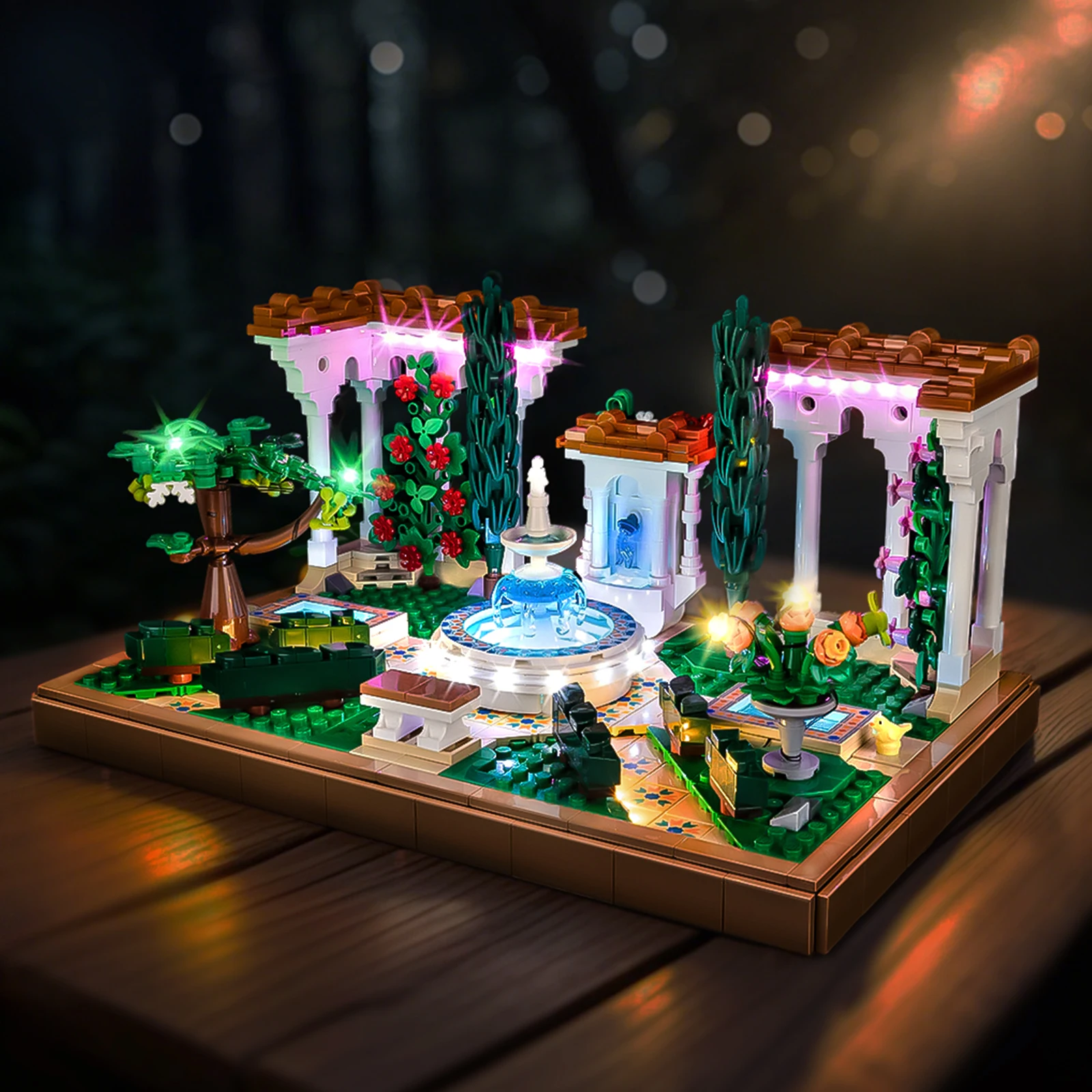 

Комплект светодиодного освещения без модели, подходящий для LEGO Fountain Garden 10359 (без строительных блоков)