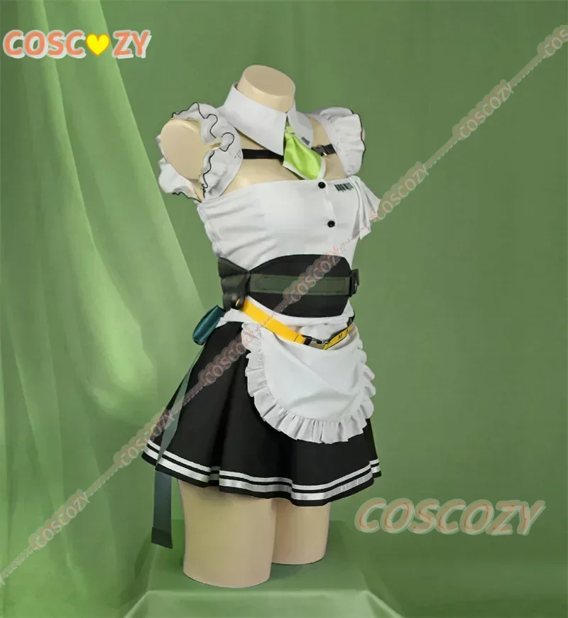 Nikke-traje de Cosplay de la diosa de la Victoria, uniforme de sirvienta Sexy, peluca, juego de Carnaval de Halloween