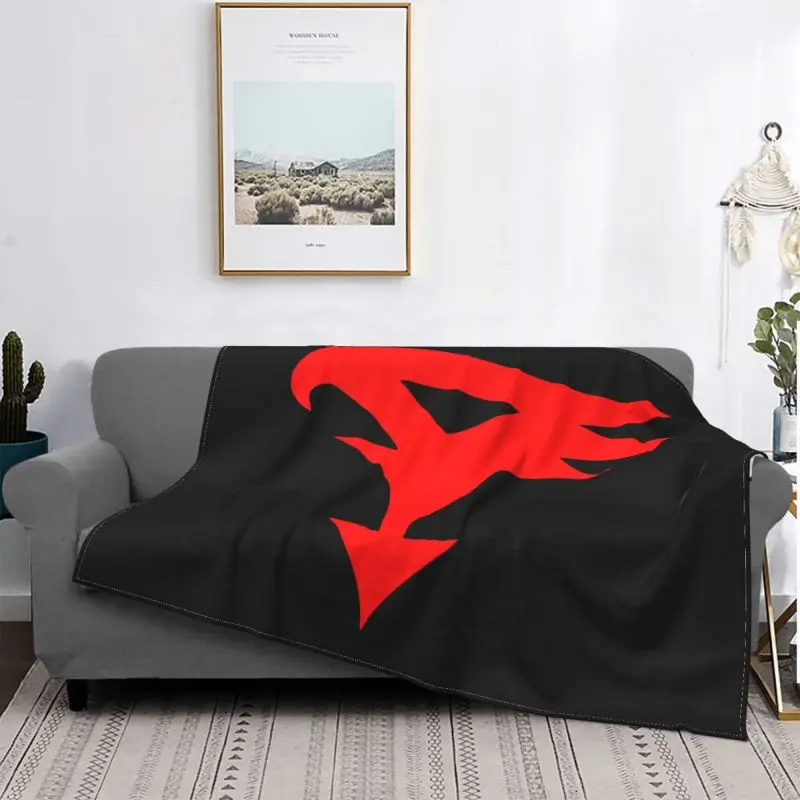 Battle Of The Planets G Force Logo 80S Cartoon Blanket Fluffy Bedspread Super Warm Bedding Travel Decorative Sofa