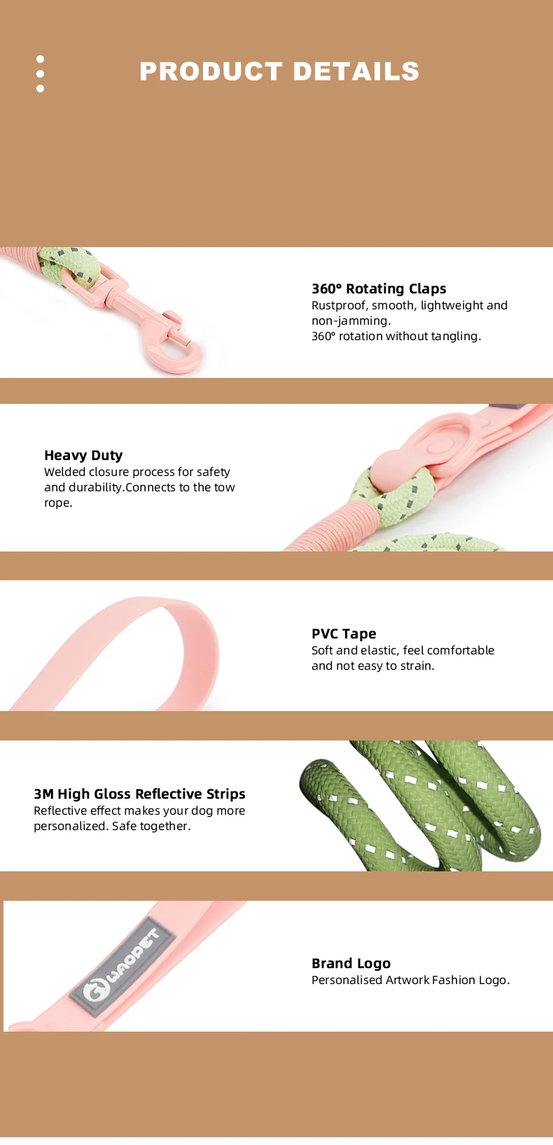 Pet Supplies Dog Collar For Small and Medium Dog Walking Sugar Color Series Cute Style PVC Webbing Collar Leashes Set New Arriva