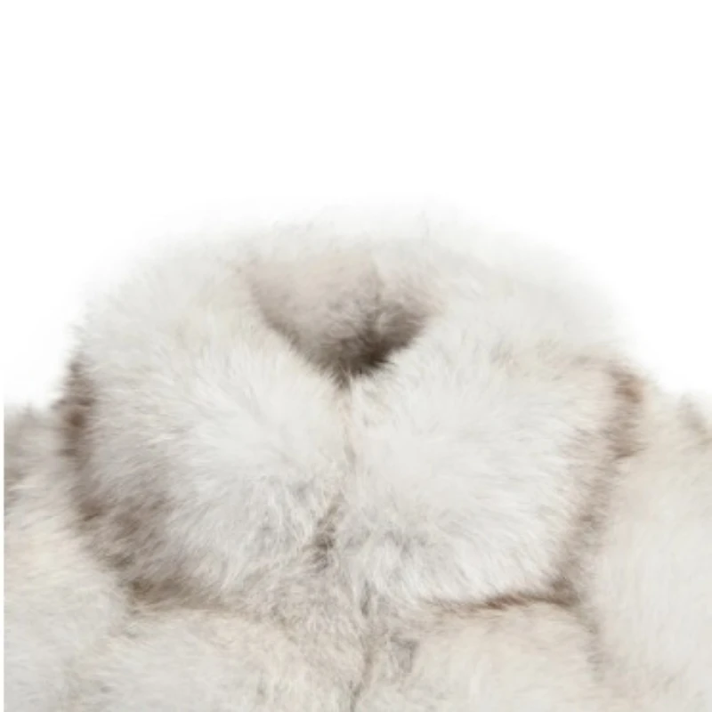 Revers Grijze Streep Korte Nepbontjassen Nep Nertsen Harige Jassen Pluizig Warm Luxe Dames Pluche Jassen Dikke Bovenkleding Casual