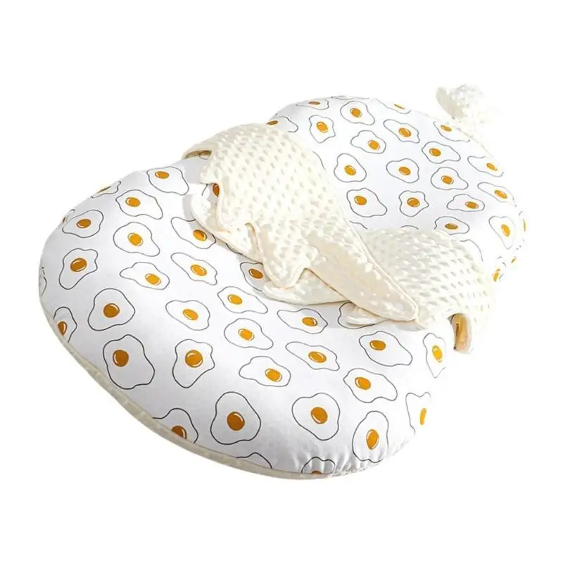 U13F عش المتسكع النائم مع لعبة شخشيخة مضادة للبداية عش الطفل المتسكع مزدوج الوجهين تنفس المتسكع عش قابل للغسل #3