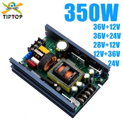 Tiptop 350w led fonte de alimentação iluminação palco MF350-360 transformador tensão 12v + 28v 12v + 36v 24v + 36v saída movendo a cabeça luz