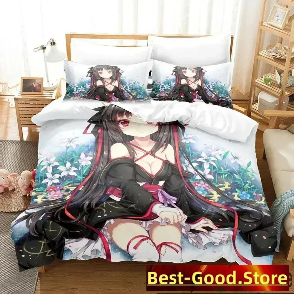 

Anime Unbreakable Machine-Doll Bedding Set Duvet Cover Bed Set Quilt Cover Pillowcase Comforter king Queen Size Boys Adult