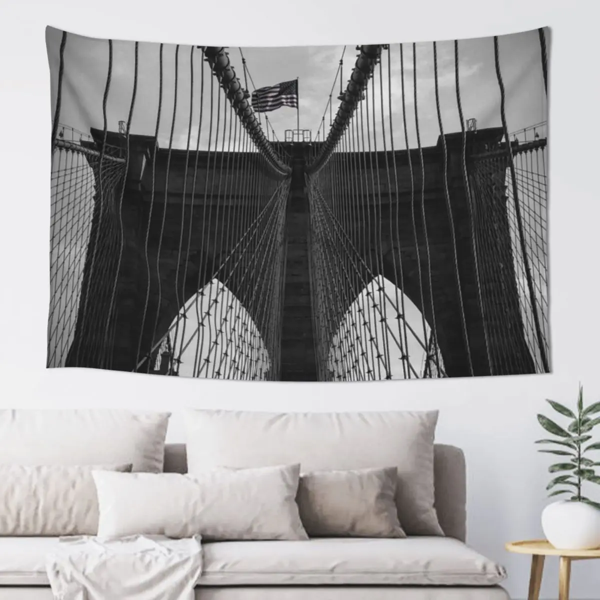 

Brooklyn Bridge Tapestry Room Decore Aesthetic Bed Room Decoration Room Decoration Korean Style For Bedroom Tapestry