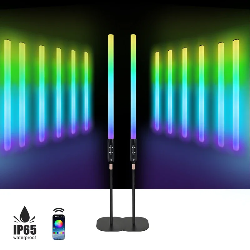 Wireless Battery 360 Pixel Tube Set IP65 Waterproof Rgb Outdoor Charging Dj Club Party Bar Light Emitting Diode Tube