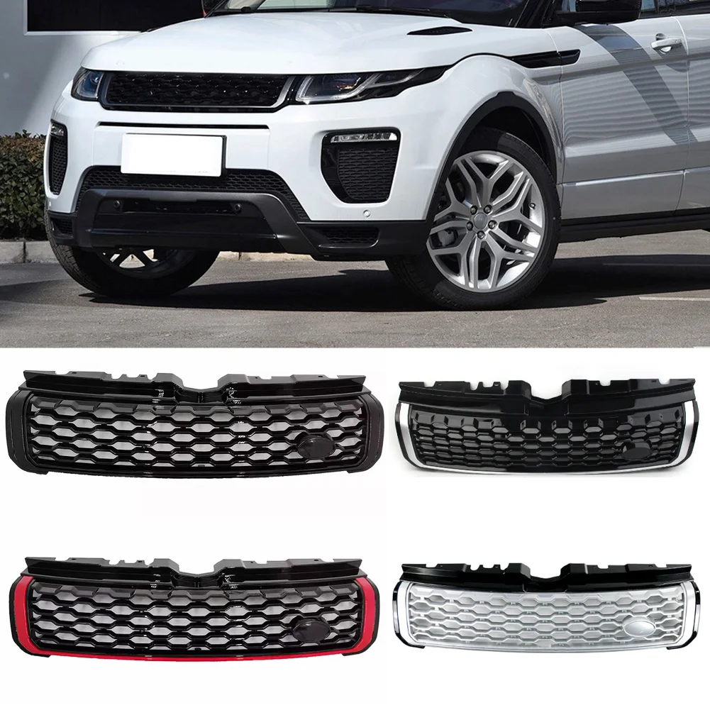 For Land Rover Range Rover Evoque 2010 2011 2012 2013 2014 2015 2016 2017 2018 Car Upper Front Bumper Grille Grill