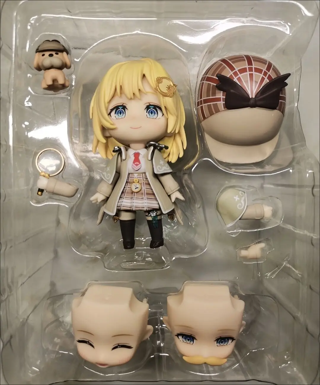 Cute Japan Anime Hololive Amelia Watson Action Figure Dolls With Bubba Toy Kids Girls Gifts